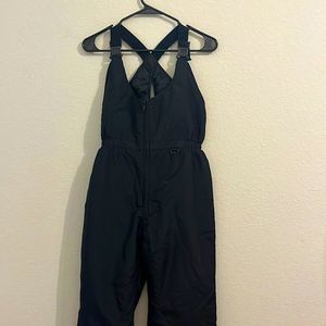 black Chalet ski wear bib juniors size 12